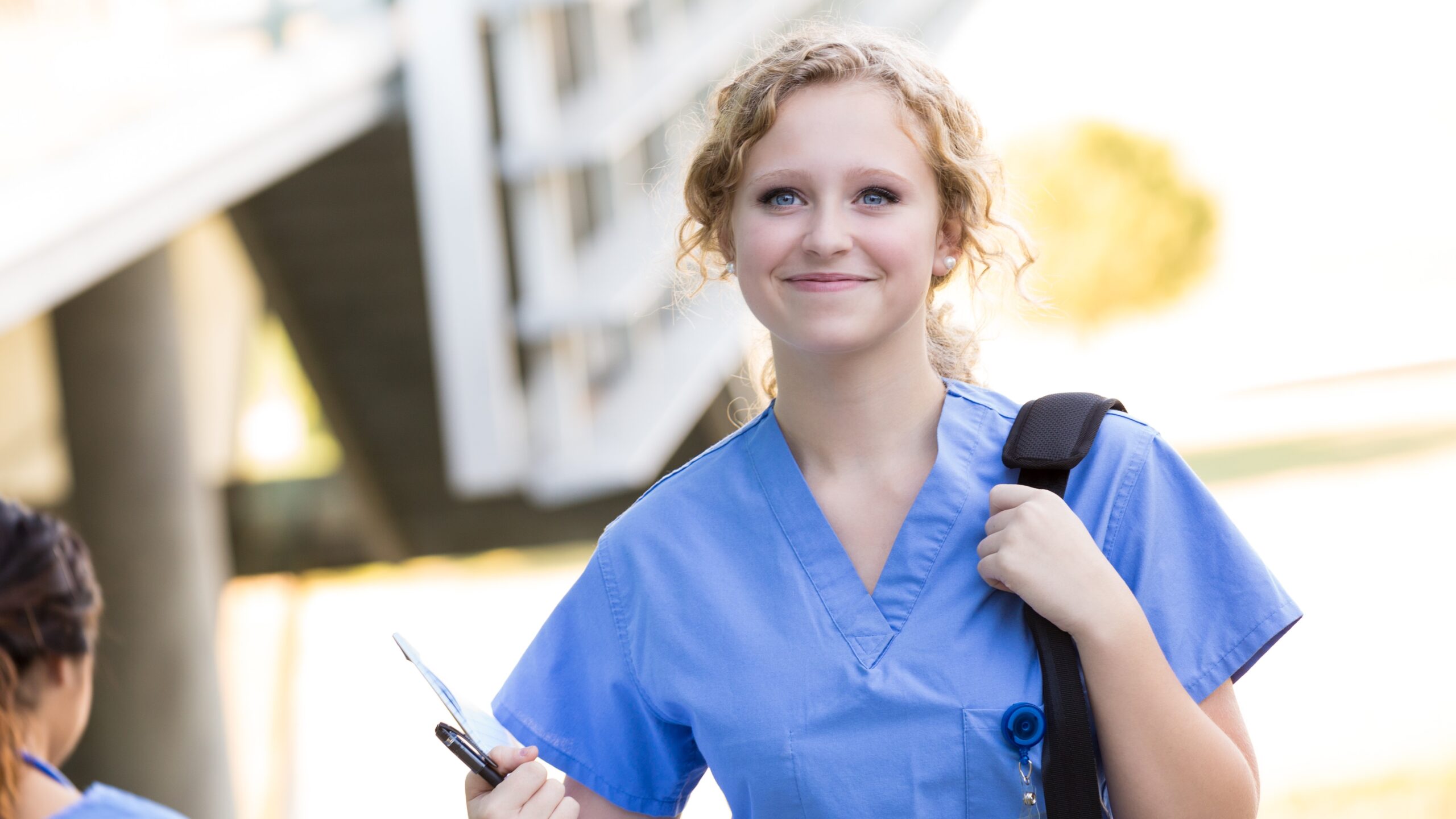 Nursing student feeling confident